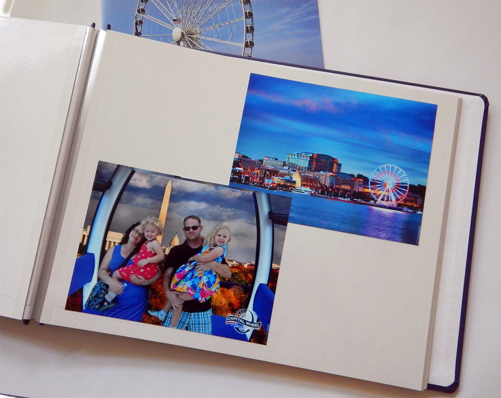 Jumbo Magnetic Photo Album - Open View