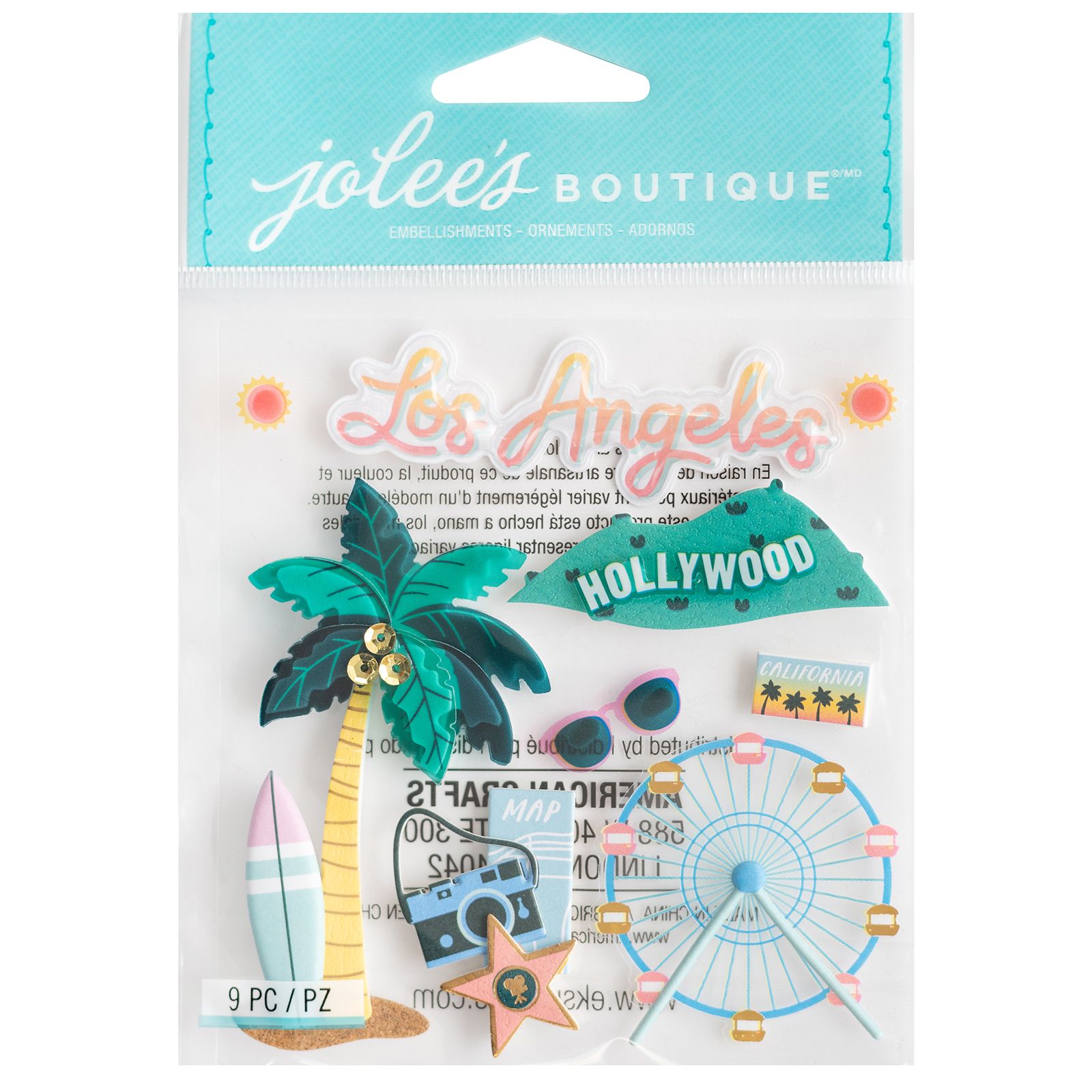 Jolee's Boutique Los Angeles Travel Embellishments