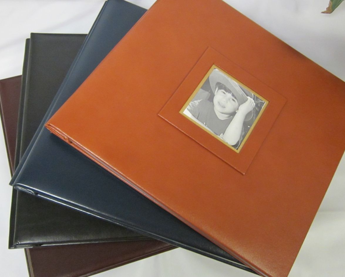 12 x 12 Bonded Leather Scrapbook - Made in the USA