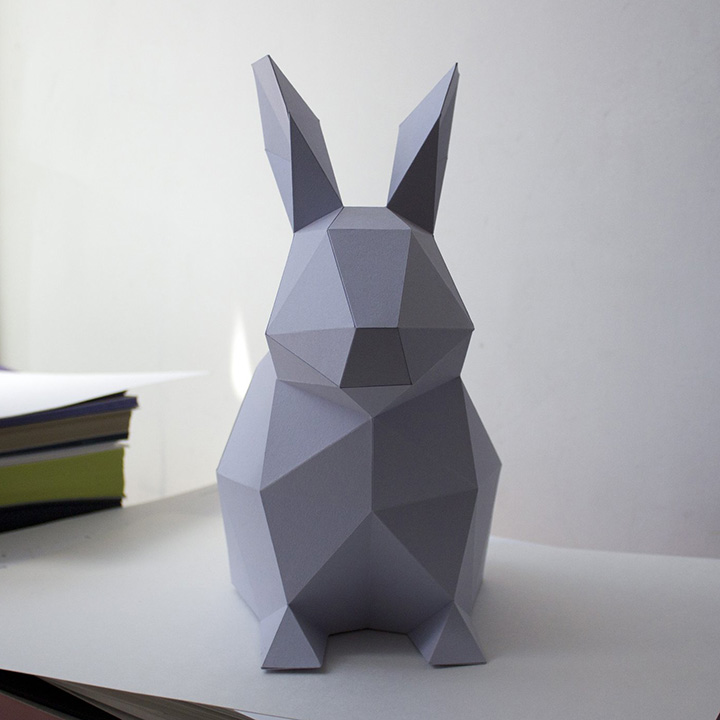 DIY Paper Sculpture Kit Fox