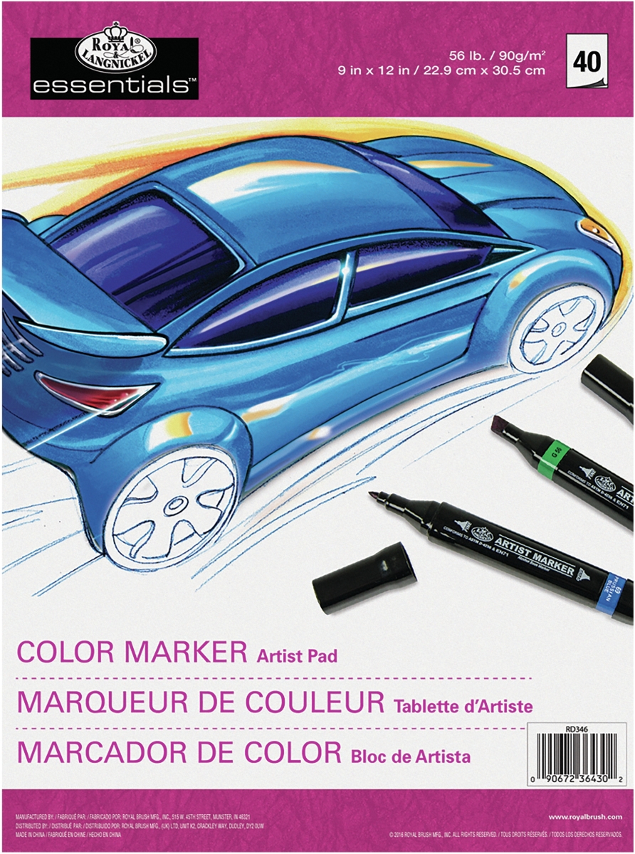 Royal-Brush Essentials Sketch & Draw Deluxe Art Set in Clearview Case