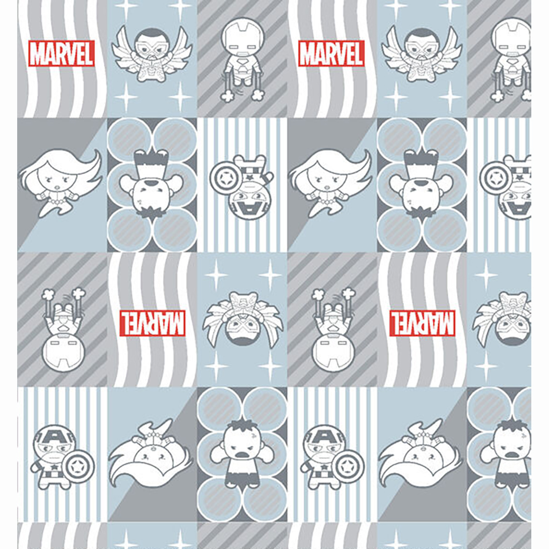 Fat Quarter - Marvel Baby Block Cotton Fabric