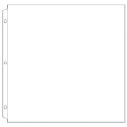 Ten 12 x 12 Scrapbook Binder Refill with White Inserts