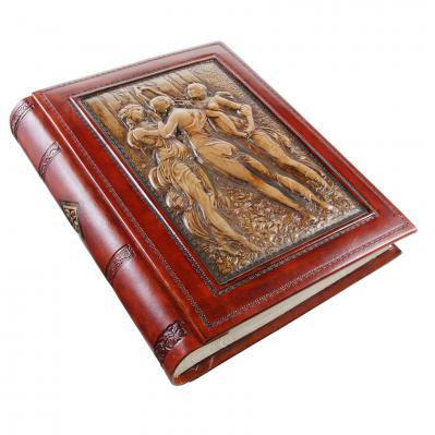 The Three Graces Italian Leather Scrapbook