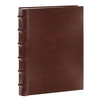 3up Library Bound Bonded Leather 4x6 Photo Album