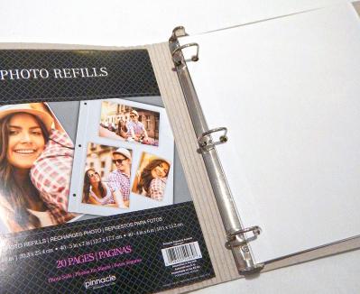 Refill, Magnetic Pages for 8.5 x 11 3-Ring Binders