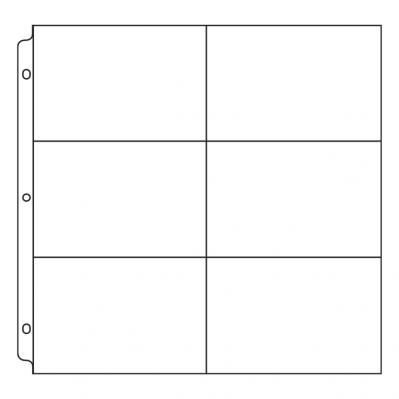 12 x 12 top-loading page protectors for 12 x 12 binders