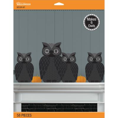 Spooky Owl 3D Decor Kit 