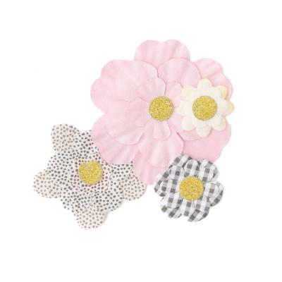 Textured Flowers Embellishment