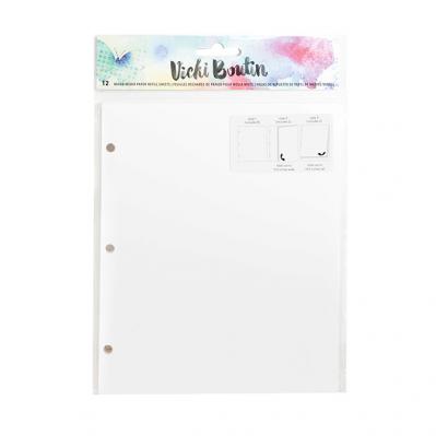 Vicki Boutin Mixed Media 6x8 Ring Binder Paper Refill