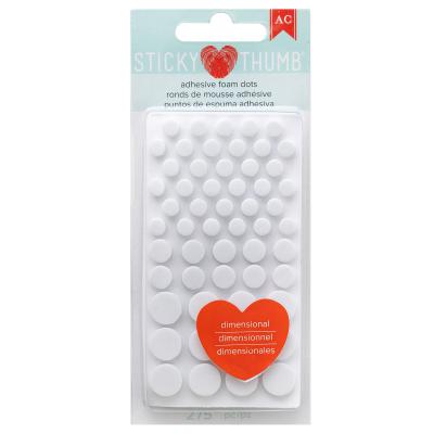 American Crafts Sticky Thumb White Dimensional Foam Dots