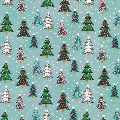 Winter Wonderland Festive Forest Quilters Weight Cotton fabric