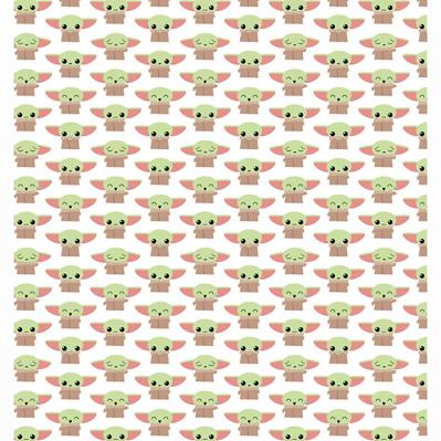 Star Wars The Mandalorian Child Expressions Fabric