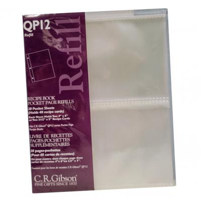 C.R. Gibson 4x6 2up Photo or Recipe Album Refill