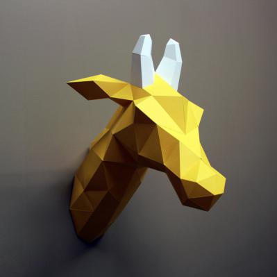 DIY Paper Sculpture Kit - Giraffe