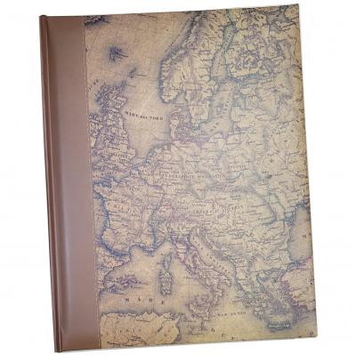 Pioneer Eco Paper Map Themed 5x7 Photo Album