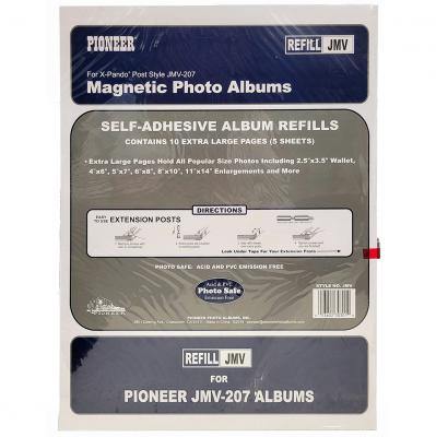 Pioneer Jumbo Magnetic Page Photo Album Refill - JMV-207