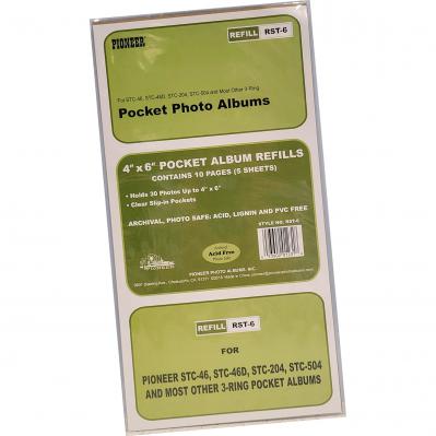 Pioneer Photo Albums RST-6 3up Photo Album Refill
