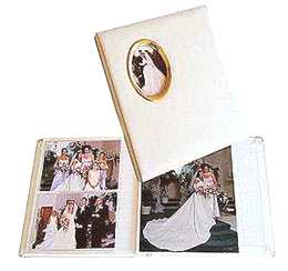 Monogram Wedding Photo Album Personalized Photo Book 5x7 