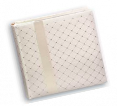 Ivory Embroidered 12x12 Scrapbook Album by Pioneer - 12x12 