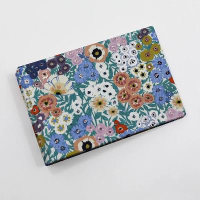 Pansy floral themed photo album by Rag and Bone bindery