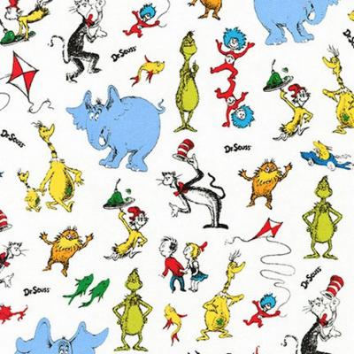 Robert Kaufman Celebrate Seuss Themed Cotton Fabric - 74217
