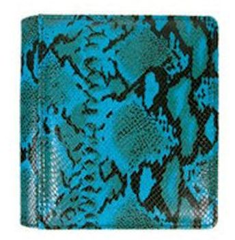 Raika 101 Photo Album in Python Turquoise Leather