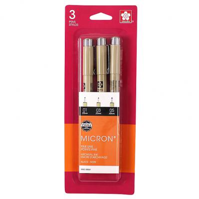 Sakura Pigma Micron Pen Set 01, 03, 05