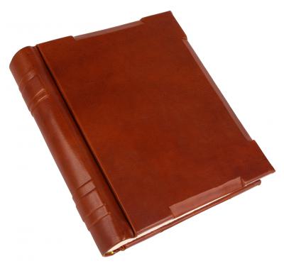 The Three Graces Italian Leather Scrapbook