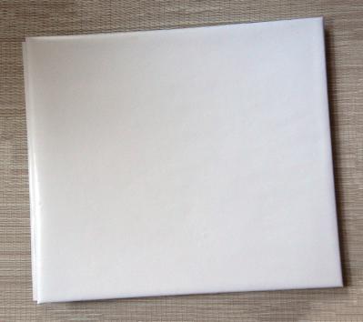 White Bonded Leather 12 x 12 Scrapbook by Dalee Book