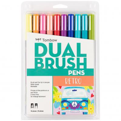 Tombow Dual Brush Markers - Retro Palette