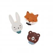 Woodland Creatures Clothespins Embellishments