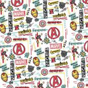 Avengers Heroes Fabric - Fat Quarters