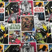 Star Wars Comic Strip Licensed Fabric by Lucas Films - 73100311
