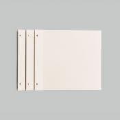  10 Soft White Refill Sheets - Newbury Medium 8.5X10