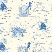 Peter Pan Cotton Fabric - Second Star to the Right