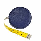 Genuine Leather Tape Measure - Indigo