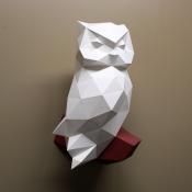 Owl Paper Sculpture