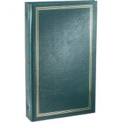 3-Ring Binder Photo Album - Solid Teal with Gold Accents