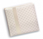 Diamond Patterned with Ribbon 4x6 Photo Album