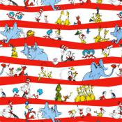 Celebrate Seuss Licensed Fabric design 10788 by Robert Kaufman fabrics
