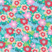 Robert Kaufman Fabrics Dr Seuss Horton Kindness Horton in Flower Blooms Jade