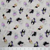 Disney Villains Fiercest of All Cotton Fabric by Springs Creative