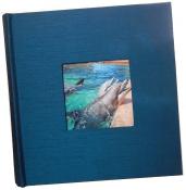 Lagoon Blue Silk 4x6 Photo Album