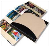 Linen and Leather Photo Album