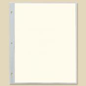 Elegant 3-ring binder Refill with heavy cream cardstock