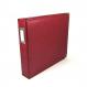 12 x 12 Leatherette 3-Ring Binder - Wine