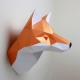 DIY Paper Sculpture Kit - Fox