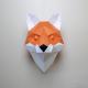 DIY Paper Sculpture Kit - Fox 1