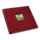 6up Photo Album in Red Bonded Leather